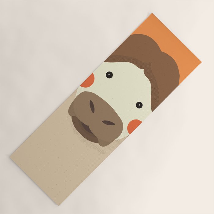 Cape Buffalo, Animal Portrait Yoga Mat Gallery Image 1