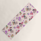 Pastel purple oriental pattern Yoga Mat Gallery Image 1