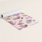 Pastel purple oriental pattern Yoga Mat Gallery Image 2
