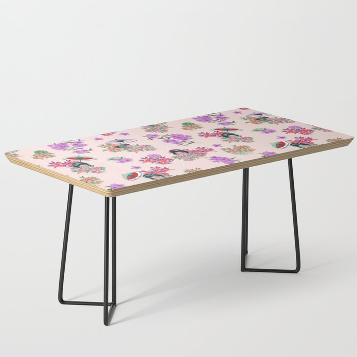 Pastel purple oriental pattern Coffee Table Gallery Image 1