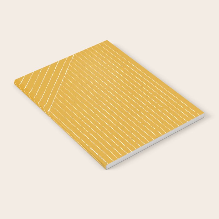 Lines (Mustard Yellow) Notebook Gallery Image 2