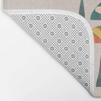 Quirky retro palm trees Bath Mat Gallery Image 2