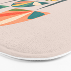 Quirky retro palm trees Bath Mat Gallery Image 3