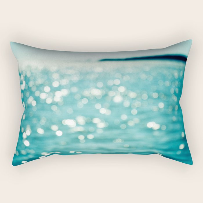Sea Sparkle Rectangular Pillow Gallery Image 1