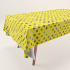 Polka Proton Yellow Tablecloth Gallery Image 1