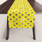 Polka Proton Yellow Table Runner Gallery Image 1