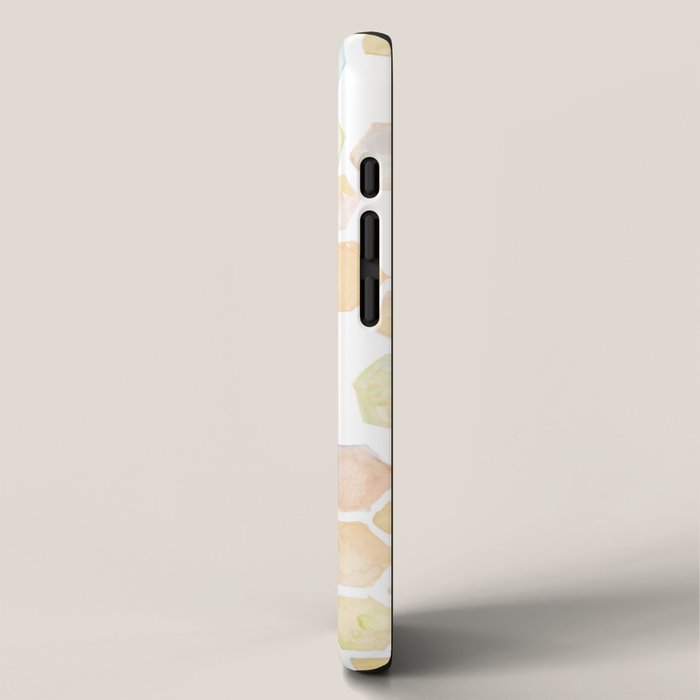 Bee and honeycomb watercolor iPhone Case Gallery Image 2