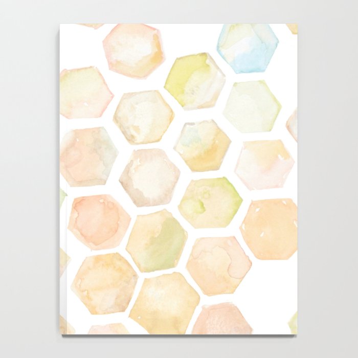 Bee and honeycomb watercolor Notebook Gallery Image 4