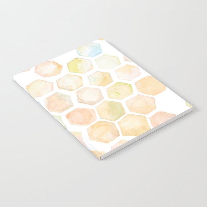 Bee and honeycomb watercolor Notebook Gallery Image 2