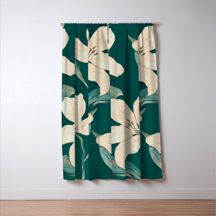 Spring Flowers 2 Window Curtain Gallery Image 3