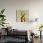 PINEAPPLE OWL Wood Wall Art Gallery Image 2
