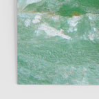 Crystalized Pale Green Quartz Slab with Copper Vein Poster Gallery Image 3