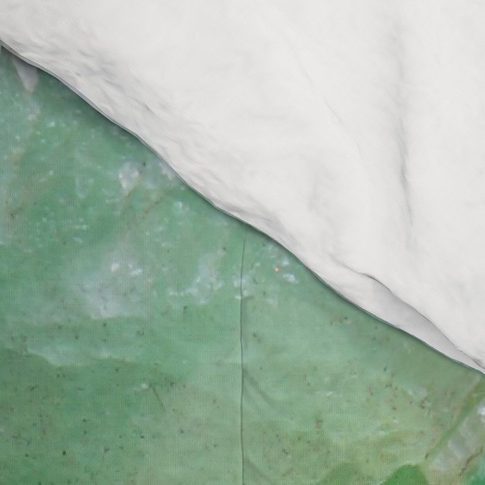 Crystalized Pale Green Quartz Slab with Copper Vein Comforter Gallery Image 4