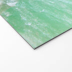 Crystalized Pale Green Quartz Slab with Copper Vein Welcome Mat Gallery Image 2
