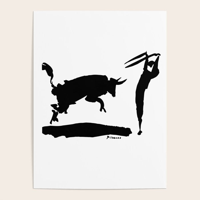 Picasso - Bullfight III 1960 Artwork Shirt, Reproduction Poster Gallery Image 1