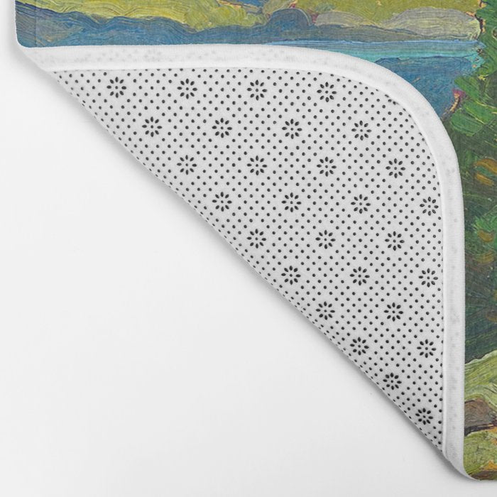 Canadian Landscape Franklin Carmichael Art Nouveau Post-Impressionism Bath Mat Gallery Image 2