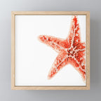 Coastal. Star Fish. Watercolor. Mini Art Print Gallery Image 1