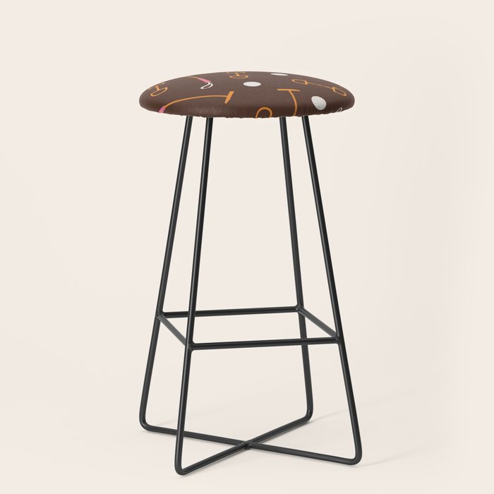 Polo Pattern Stool Gallery Image 1