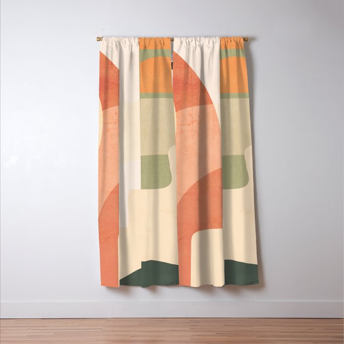 Abstract Art / Shapes 44 Window Curtain Gallery Image 3