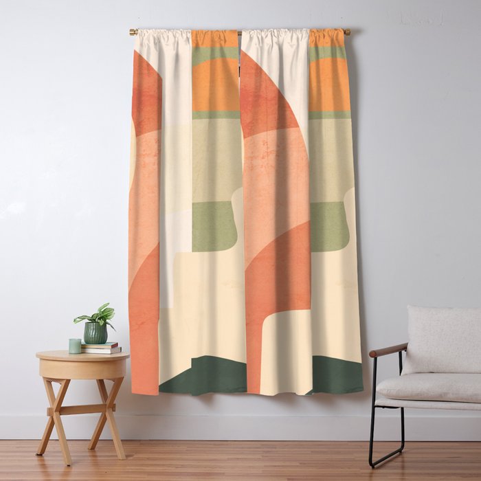 Abstract Art / Shapes 44 Window Curtain Gallery Image 1