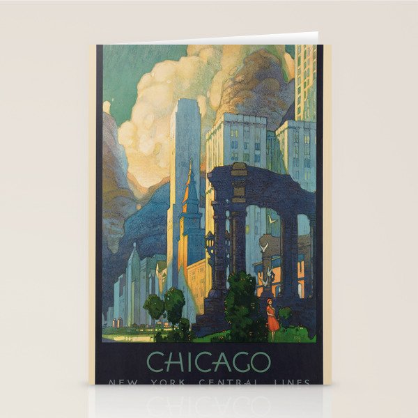 Vintage poster - Chicago Stationery Card Gallery Image 2