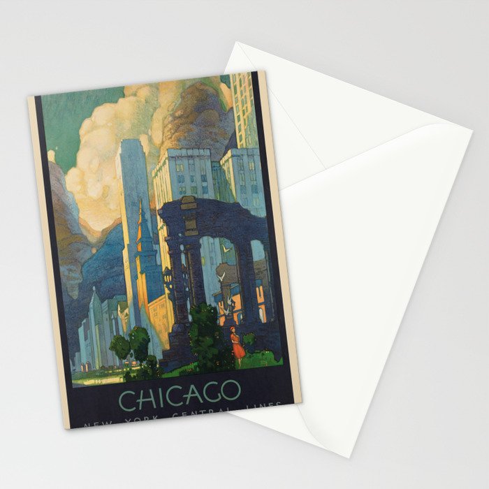 Vintage poster - Chicago Stationery Card Gallery Image 2