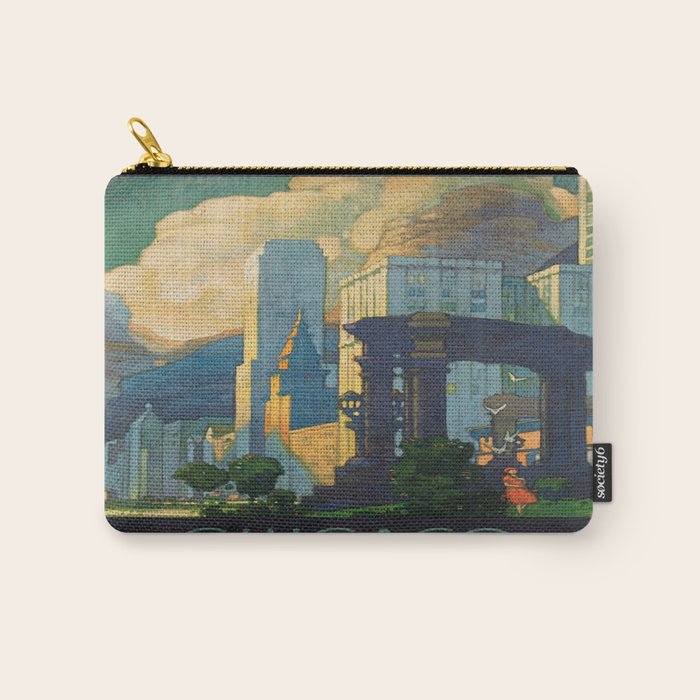 Vintage poster - Chicago Carry All Pouch Gallery Image 1
