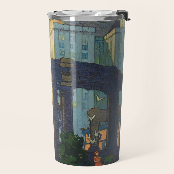 Vintage poster - Chicago Travel Mug Gallery Image 2