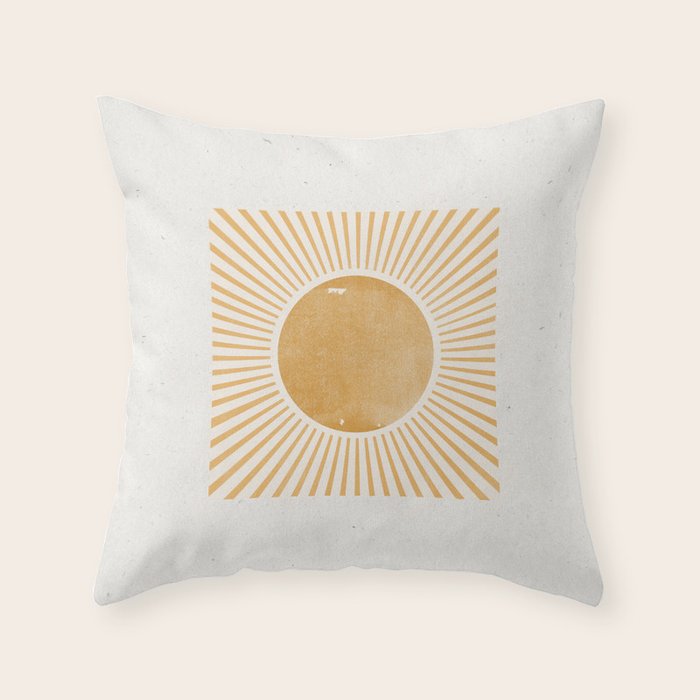 Sunshine No 1 Throw Pillow Gallery Image 1
