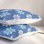 Contrasting Blues: Bethlehem Star Mosaic Pillow Sham Gallery Image 3
