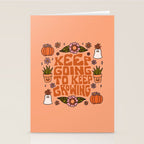 Keep Going to Keep Growing Stationery Card Gallery Image 2