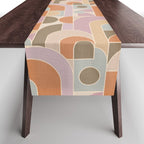 Abstract bauhaus Shapes Table Runner Gallery Image 1