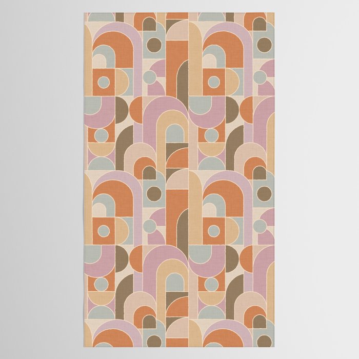 Abstract bauhaus Shapes Tablecloth Gallery Image 2