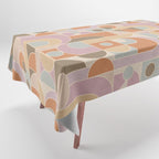 Abstract bauhaus Shapes Tablecloth Gallery Image 1