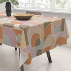 Abstract bauhaus Shapes Tablecloth Gallery Image 3