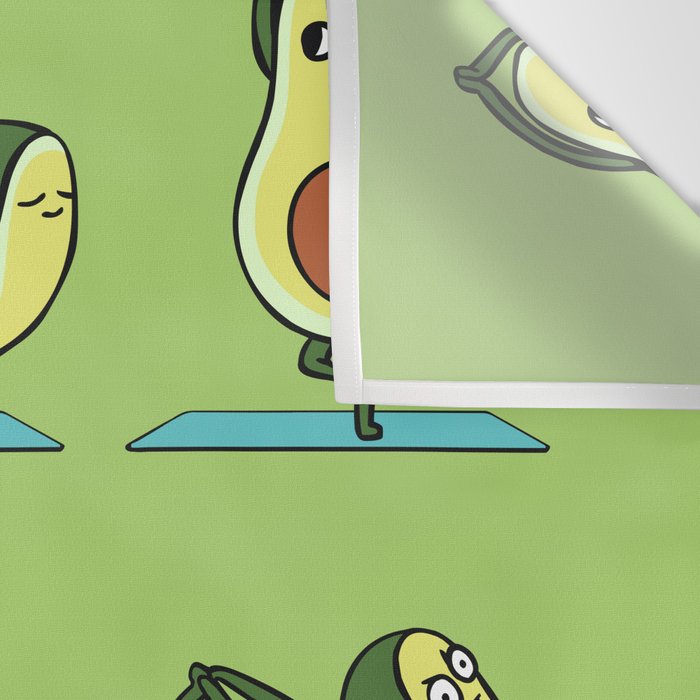 Avocado Yoga Wall Tapestry Gallery Image 3