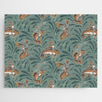 Rodeo Frogs - Green Jigsaw Puzzle Gallery Image 1
