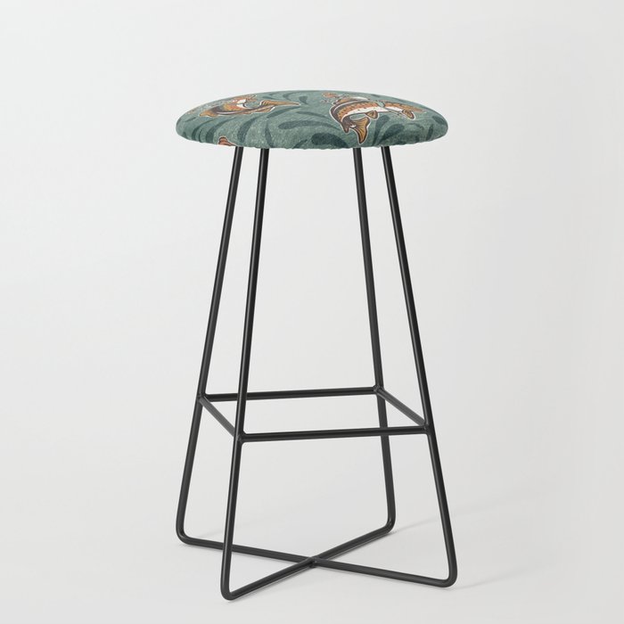 Rodeo Frogs - Green Stool Gallery Image 1