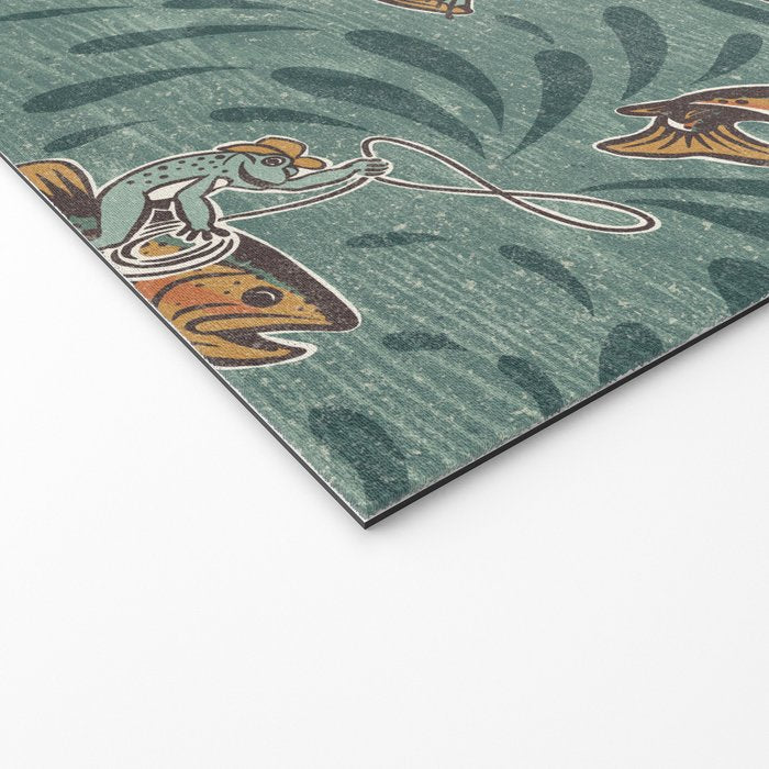 Rodeo Frogs - Green Welcome Mat Gallery Image 2
