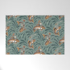 Rodeo Frogs - Green Welcome Mat Gallery Image 1