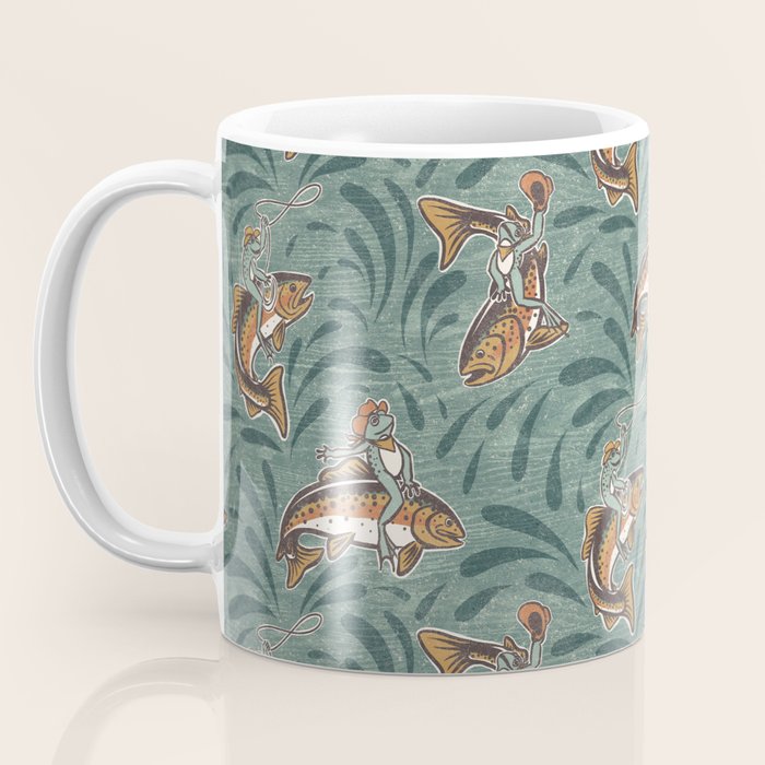 Rodeo Frogs - Green Coffee Mug Gallery Image 3