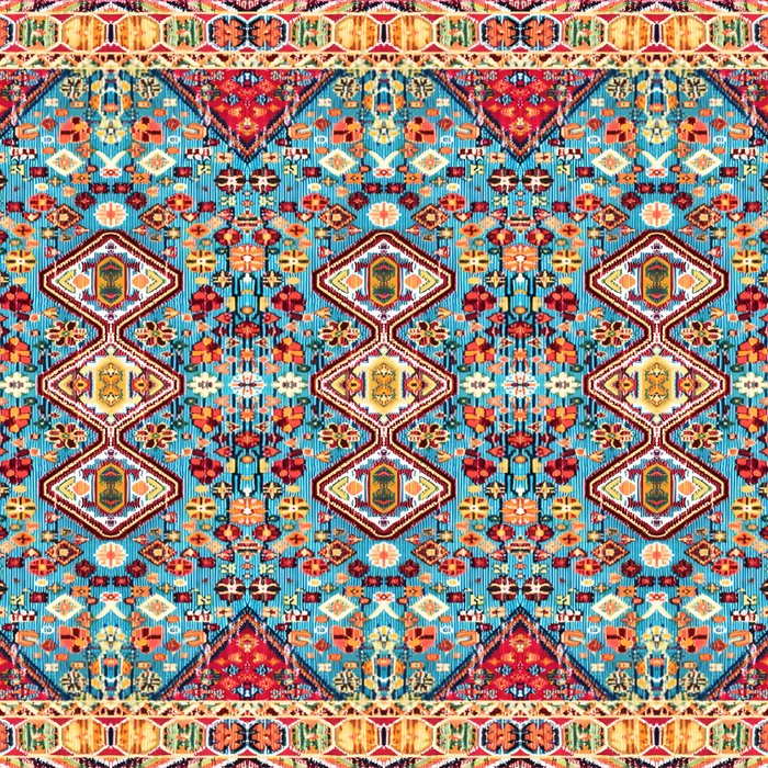 Bohemian Heritage: Colorful Moroccan Texture Art Coffee Mug Gallery Image 2