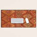 Traditional Vintage Heritage Moroccan Carpet  Desk Mat Gallery Image 1