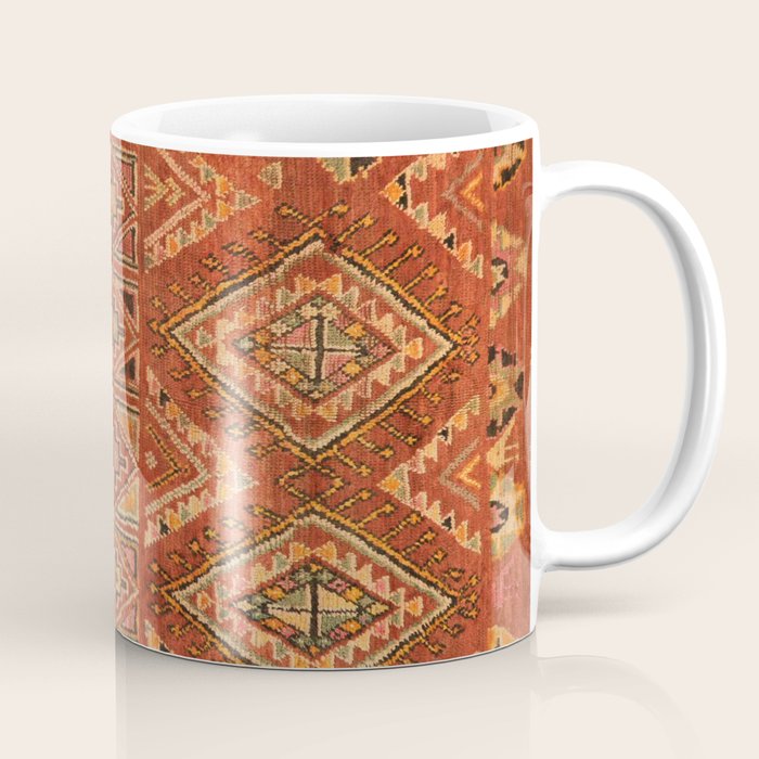 Traditional Vintage Heritage Moroccan Carpet  Coffee Mug Gallery Image 1
