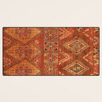 Traditional Vintage Heritage Moroccan Carpet  Desk Mat Gallery Image 3