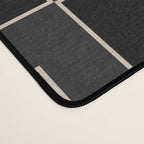 Black and White Geometric Abstract Artwork Desk Mat Gallery Image 4
