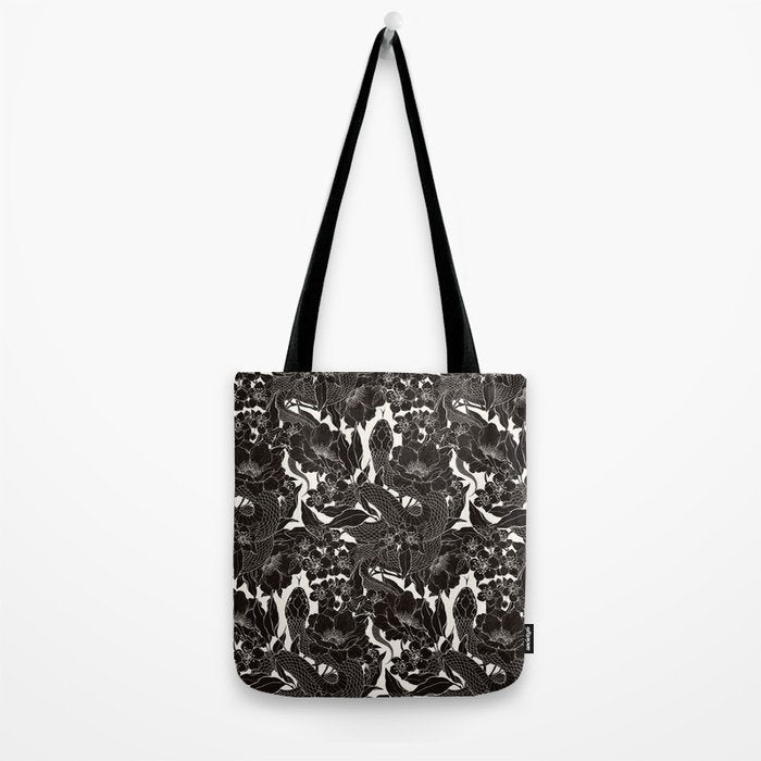 Enchanted Snake Block Print Tote Bag Gallery Image 2