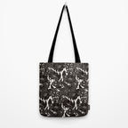Enchanted Snake Block Print Tote Bag Gallery Image 2