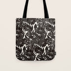 Enchanted Snake Block Print Tote Bag Gallery Image 1