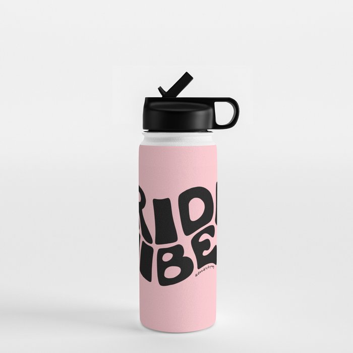 Bride Vibes in Black Water Bottle Gallery Image 1